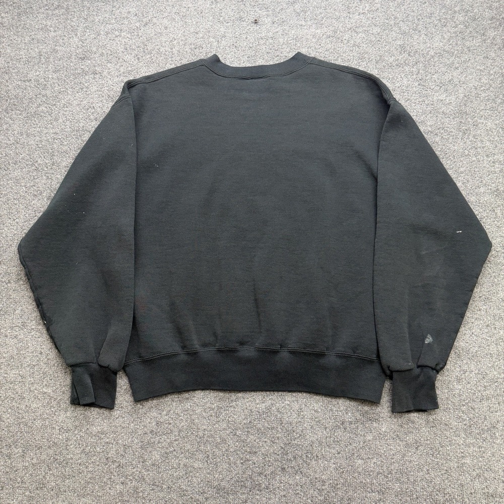 Vintage Ohio State Sweatshirt Men's Made In Usa Black/red 90s Distressed Size L - Picture 7 of 8